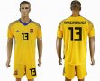 2018 World Cup Spain #13 ARRIZABALAGA Yellow goalkeeper soccer jersey