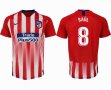 2018-2019 Atletico Madrid thailand version #8 SAUL red soccer jersey home