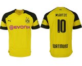 2018-2019 Dortmund thailand version #10 M.GOTZE yellow soccer jersey home