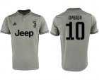 2018-2019 Juventus thailand version #10 DYBALA gray soccer jersey home