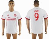 2017-2018 Atlanta United FC #9 JONES Thailand version white soccer jersey away