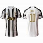 2020-2021 Juventus club Thailand version #10 MESSI white soccer jerseys home