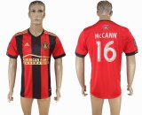 2017-2018 Atlanta United FC #16 McCANN Thailand version red soccer jersey home