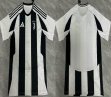 2024-2025 Juventus club thailand version black white soccer jerseys home