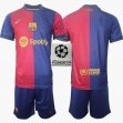 2024-2025 Champions League Barcelona club red blue soccer jerseys home