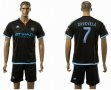 2017-2018 New York City FC #7 DAVIDVILLA black soccer jersey away