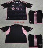 2023-2024 Club Internacional de Fútbol Miami black kid soccer jerseys