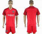 2017-2018 Eintracht Frankfurt club red soccer jersey away