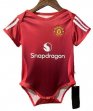 Manchester United red soccer baby clothes home