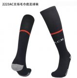 2022 AC Milan Club black soccer socks home