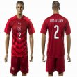 2016 Czech Republic team PROCHAZKA #2 red soccer jersey home