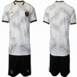 2022 World Cup Germany Team white black soccer jersey home