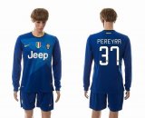 2014-2015 Juventus club PEREYRA 37 blue long sleeve away