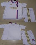 2023-2024 Olympique Lyonnais club white soccer jerseys home