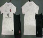 2021-2022 Paris Saint-Germain club white black soccer jerseys away