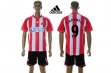 2012-2013 Sunderland club CAMPBELL 9# red white home jerseys