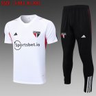 2023-2024 Sao Paulo club white black Soccer uniforms with Long Trousers -C1022