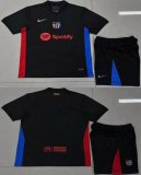 2024-2025 Barcelona club black soccer jerseys away