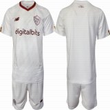 2022-2023 Rome club white soccer jerseys away -HQ