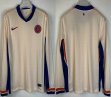 2024-2025 Chelsea club thailand version white long sleeves soccer jerseys away