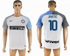 2017-2018 Inter milan thailand version #10 JOVETIC white soccer jersey away