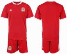 2018-2019 Welsh team red soccer jersey home