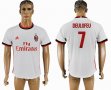 2017-2018 AC Milan #7 DEULOFEU thailand version white soccer jersey away