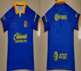 2023-2024 America club thailand version blue soccer uniforms away