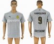 2017-2018 Dortmund #9 YARMOLENKO Gray goalkeeper soccer jersey away