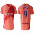 2018-2019 Barcelona Thailand version #9 SUAREZ pink soccer jersey away