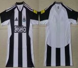 2024-2025 Newcastle United club thailand version black white soccer jerseys home