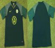 2021-2022 VfL Wolfsburg thailand version green soccer jersey