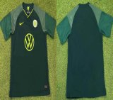 2021-2022 VfL Wolfsburg thailand version green soccer jersey