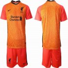 2021-2022 Liverpool club orange red goalkeeper soccer jersey