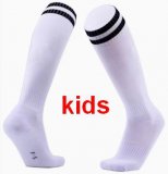 2022 kid soccer socks white colors