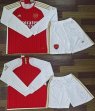 2023-2024 Arsenal club red white long sleeves soccer jerseys home