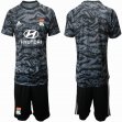 2019-2020 Olympique Lyonnais black goalkeeper soccer jerseys