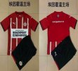 2021-2022 PSV Eindhoven club red white black soccer jerseys home