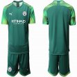 2019-2020 Manchester City Dark green goalkeeper soccer jersey
