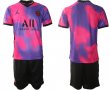 2021-2022 Paris Saint-Germain club thailand version pink soccer jerseys away