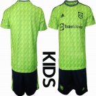 2022-2023 Manchester United club green kid soccer jerseys away