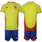 2024-2025 Colombia national team yellow blue soccer jerseys home