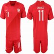 2018 World Cup Poland #11 GROSICKI red soccer jersey away