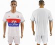 2017-2018 Lyon club white soccer jersey home