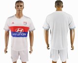 2017-2018 Lyon club white soccer jersey home