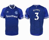 2018-2019 Everton FC thailand version #3 BAINES blue soccer jersey home