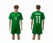 2014 World cup Ivory coast team DROGBA 11 green soccer uniforms away
