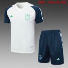 2023-2024 Ajax club white blue soccer Training clothes D884