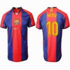 2019-2020 Barcelona thailand version #10 MESSI red blue soccer jersey home