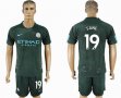 2017-2018 Manchester city club #19 SANE soccer jersey second away